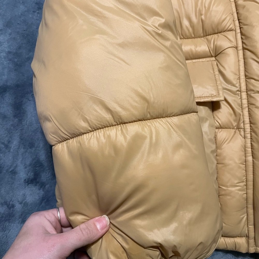 Abercrombie & Fitch Camel Puffer Jacket - Picture 9 of 13